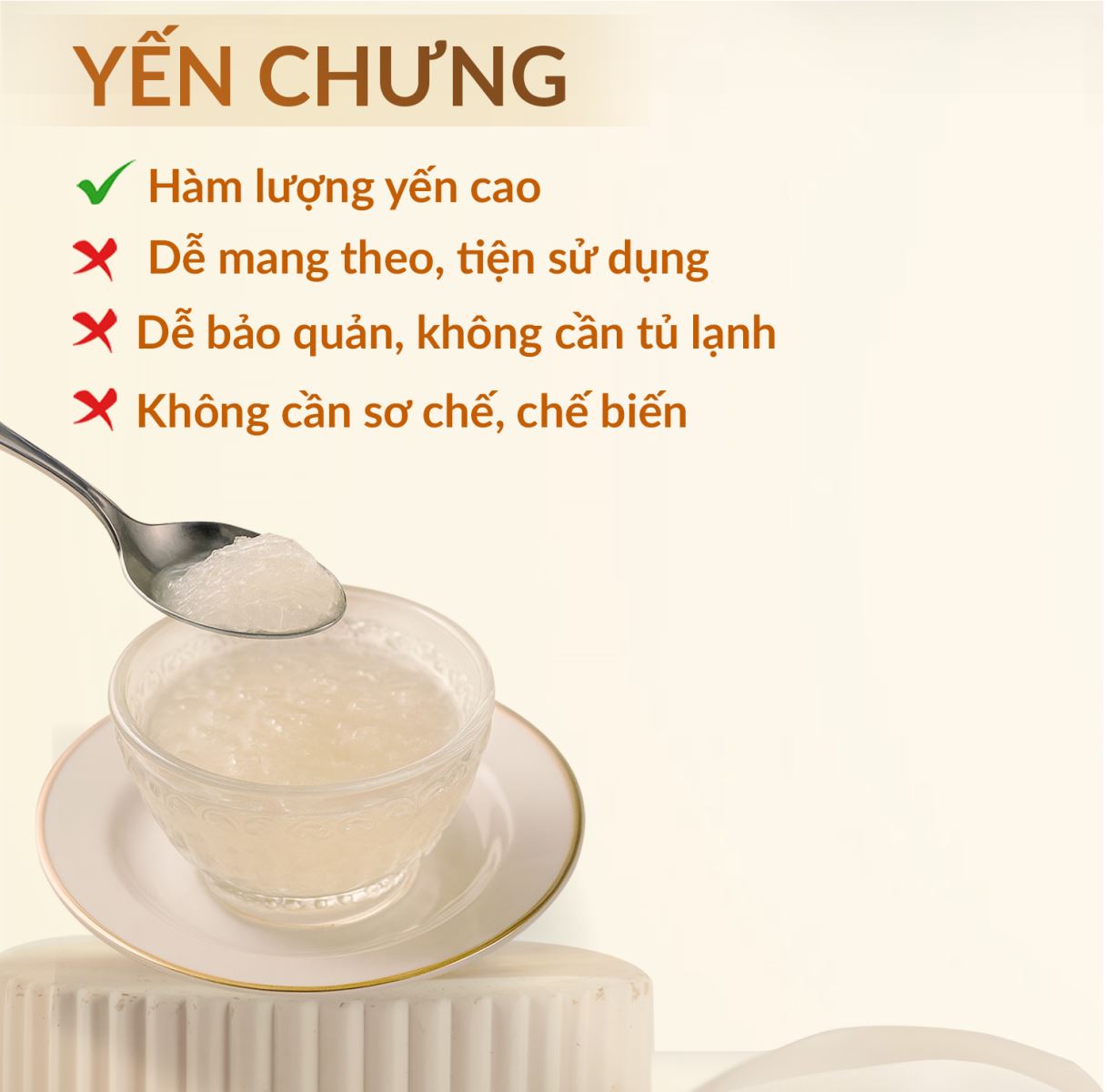 YẾN SÀO: CHƯNG - NƯỚC - VIÊN  Đâu Mới Là Tinh Hoa Dưỡng Sắc Thời Thượng?