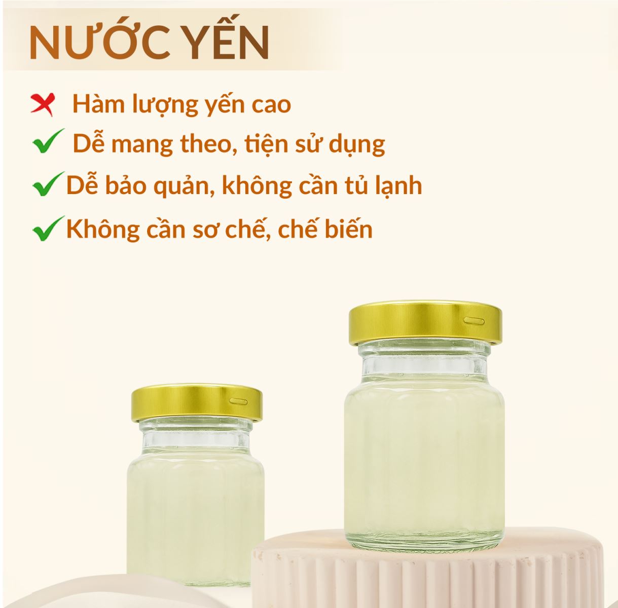 YẾN SÀO: CHƯNG - NƯỚC - VIÊN Đâu Mới Là Tinh Hoa Dưỡng Sắc Thời Thượng?