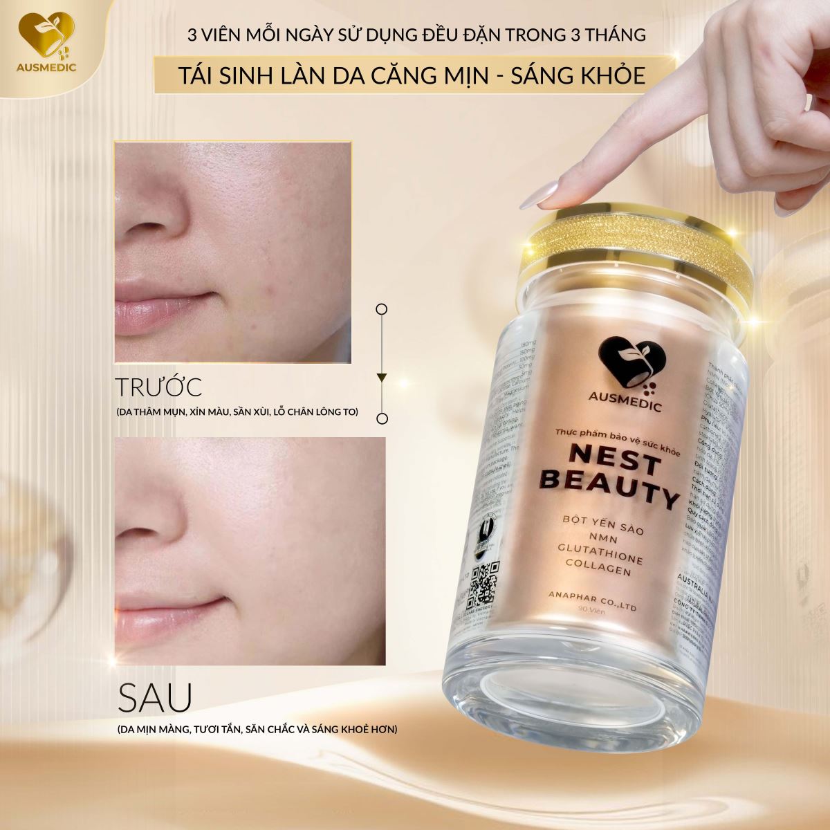 Uống Nest Beauty Bao Lâu Thì Đẹp? Lộ Trình 4 Giai Đoạn và Chu Kỳ Sử Dụng Tối Ưu