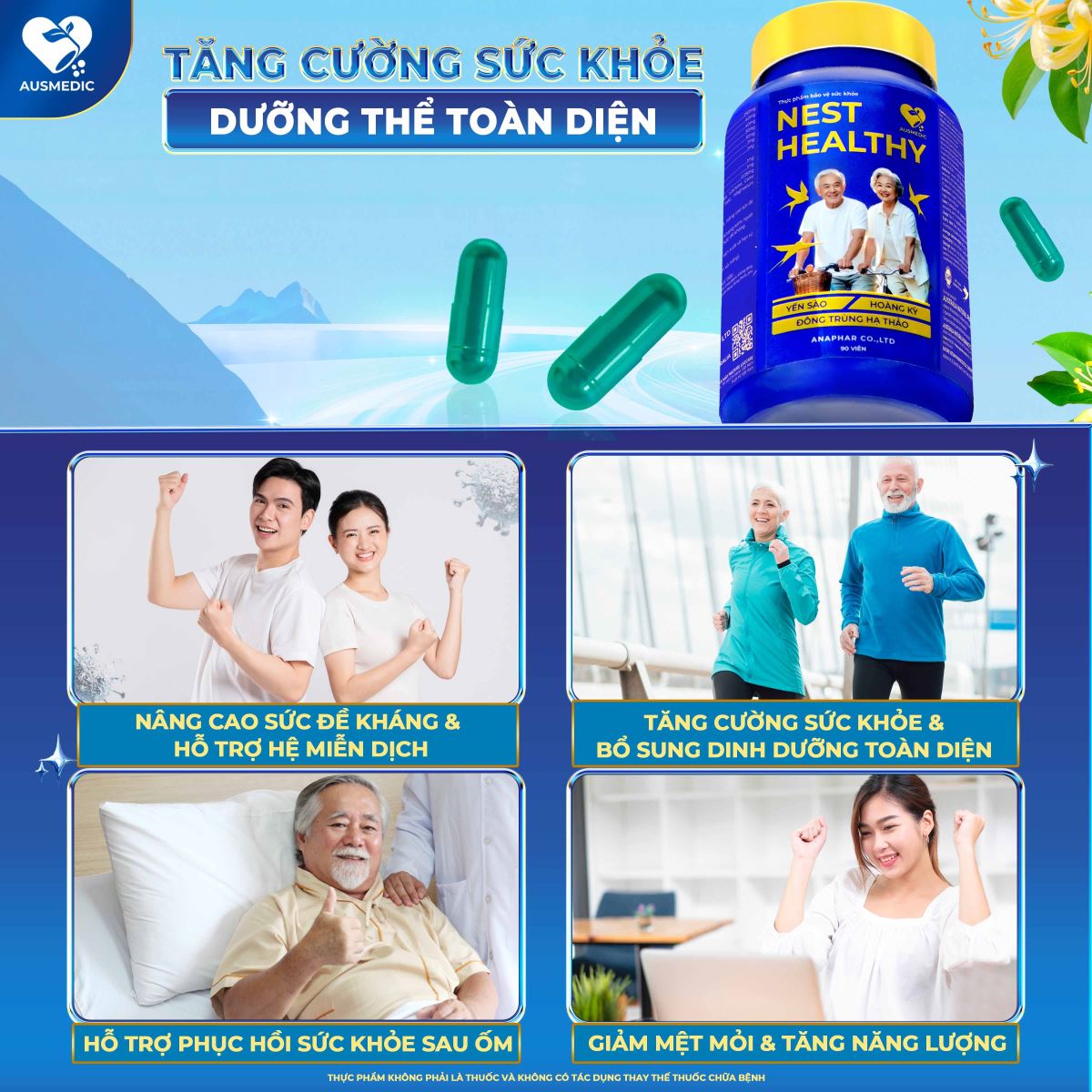 [TOP 3 viên uống tăng cường sức khỏe] Tốt Nhất 2025: Giải Pháp Phục Hồi Thể Lực Toàn Diện