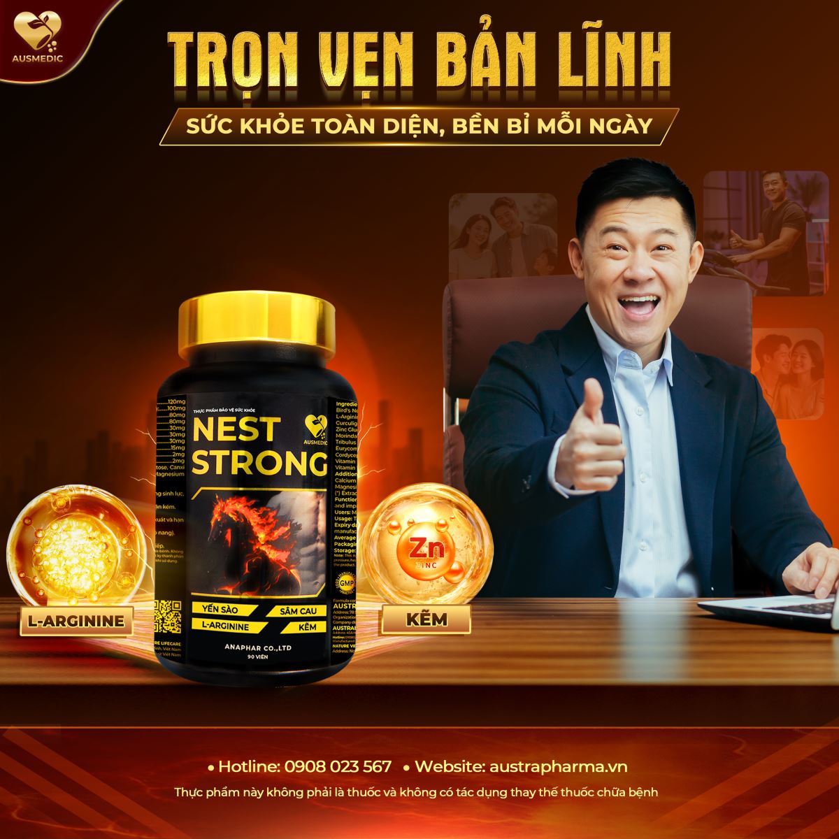Viên Uống Yến Sào Nest Strong Có Tác Dụng Gì? 5 LỢI ÍCH CHUYÊN BIỆT Cho Sinh Lực Nam