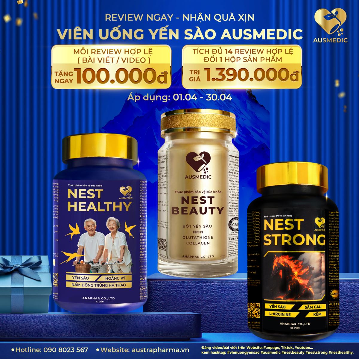REVIEW CÀNG NHIỀU – NHẬN THƯỞNG CÀNG TO!
