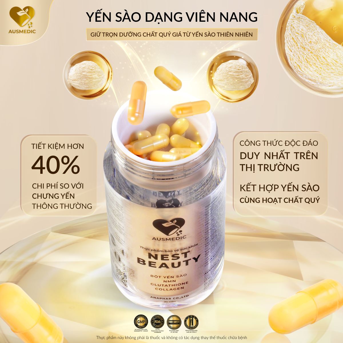 Yến Sào Dạng Viên Nang Có Tốt Hơn Yến Chưng Không? Đánh Giá Toàn Diện