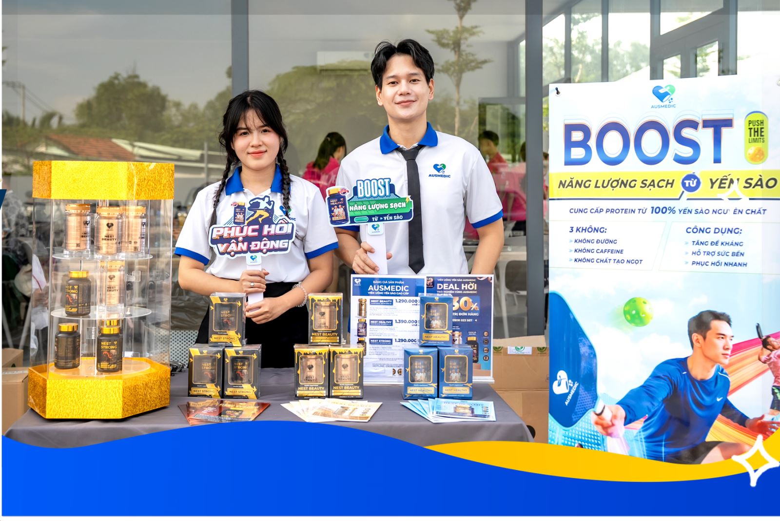 NĂNG LƯỢNG SẠCH TỪ YẾN SÀO – TIẾP SỨC VẬN ĐỘNG VIÊN PICKLEBALL VIỆT NAM 2025