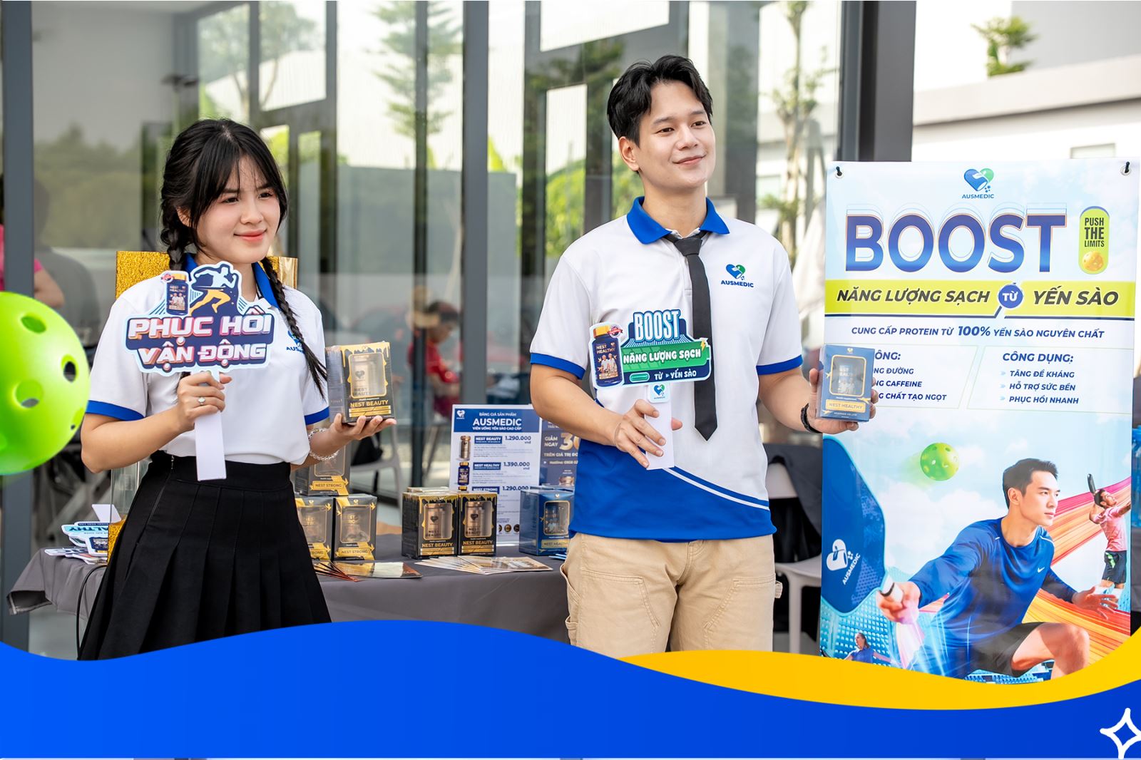 NĂNG LƯỢNG SẠCH TỪ YẾN SÀO – TIẾP SỨC VẬN ĐỘNG VIÊN PICKLEBALL VIỆT NAM 2025