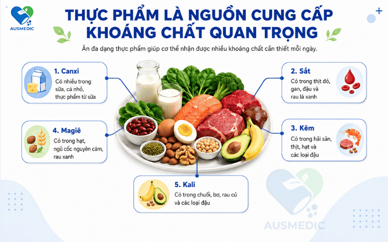 Khoáng Chất Là Gì? Phân Loại Và Những Tương Tác Cần Biết Khi Bổ Sung