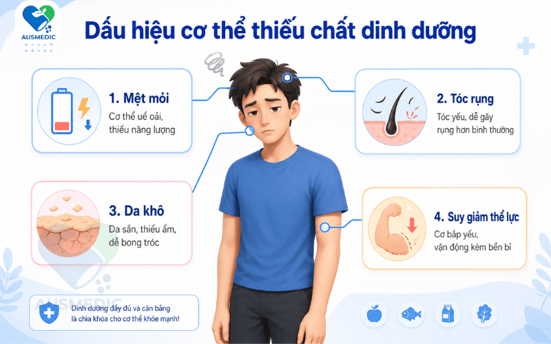 Dấu Hiệu Cơ Thể Thiếu Chất Dinh Dưỡng: Nhận Biết Sớm Để Điều Chỉnh Kịp Thời