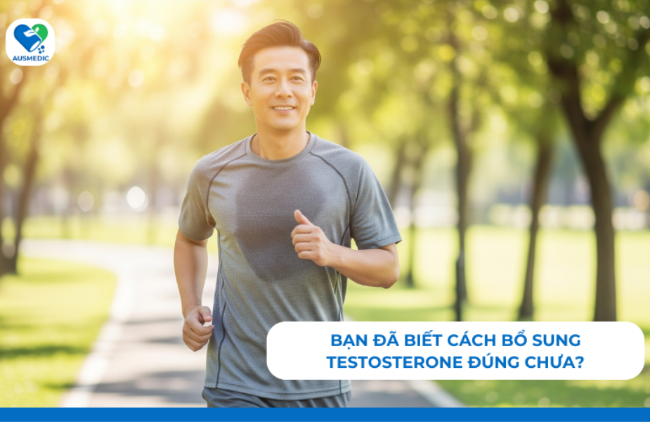 Bạn đã biết cách bổ sung testosterone đúng chưa?