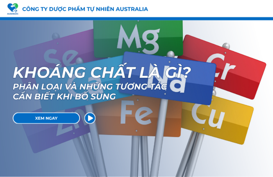 Khoáng Chất Là Gì? Phân Loại Và Những Tương Tác Cần Biết Khi Bổ Sung