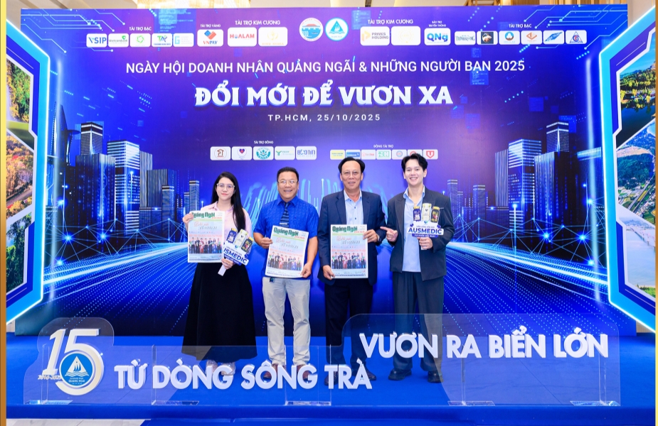 SỨC KHỎE VỮNG – TINH THẦN VƯƠN XA: AUSMEDIC ĐỒNG HÀNH CÙNG DOANH NHÂN QUẢNG NGÃI