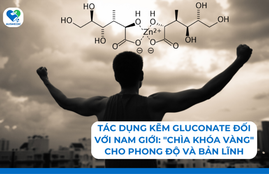 Tác dụng Kẽm Gluconate đối với nam giới: 