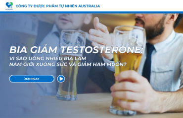 Bia giảm testosterone: vì sao uống nhiều bia làm nam giới xuống sức và giảm ham muốn?