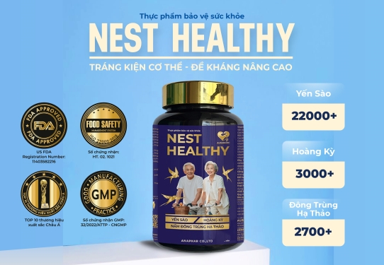 NEST HEALTHY -  TRÁNG KIỆN CƠ THỂ, ĐỀ KHÁNG NÂNG CAO
